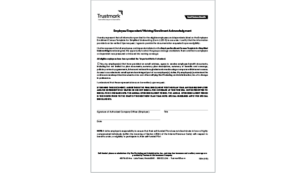 Employee Acknowledgement Form 
